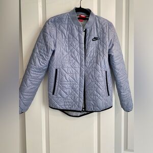 Nike blue puffer jacket, size XS